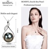 image:imageNONNYL Gifts for Women WifeTahitianBlackPearlNecklaceGift for Wife Wedding Birthday Anniversary JewelryMom Girlfriend Her Mothers Day Gifts for Mom Women Valentines Christmas Day
