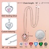 image:imageNONNYL Heart Pendant Necklace  Mothers Day Anniversary Christmas Birthday Valentines Gifts for Mom Wife Women Girlfriend Herwhite