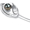 image:imageNONNYL Mothers Day Gifts for Mom Wife Women  Tahitian Black Pearl Necklace  Wedding Birthday Anniversary Valentines Christmas Jewelry910mm