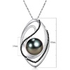 image:imageNONNYL Mothers Day Gifts for Mom Wife Women  Tahitian Black Pearl Necklace  Wedding Birthday Anniversary Valentines Christmas Jewelry910mm