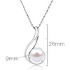 image:imageNONNYL Mothers Day Gifts for Mom Wife Women  Tahitian Black Pearl Necklaces Fine Jewelry for Anniversary Birthday Valentines DayWhite