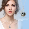image:imageNONNYL Necklace Gifts for WomenMothers Day Gift for Mom Her Wife Coules GirlfriendGifts for Wife Women Wedding Birthday Anniversary Jewelry Christmas Day Valentines Gift Pearl NecklacesTahitian Black Pearl Necklace