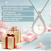 image:imageNONNYL Necklace Gifts for WomenMothers Day Gift for Mom Her Wife Coules GirlfriendGifts for Wife Women Wedding Birthday Anniversary Jewelry Christmas Day Valentines Gift Pearl Necklaceswhite 18