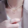 image:imageNONNYL Pearl Necklace for Women Gifts Genuine White Freshwater Cultured Pearls Pendant Necklaces Christmas Gifts for Mom Wife Girlfriend Her Anniversary Birthday Fine Jewelry NO11331