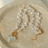 image:imageNONNYL Pearl Necklace for Women Gifts Genuine White Freshwater Cultured Pearls Pendant Necklaces Christmas Gifts for Mom Wife Girlfriend Her Anniversary Birthday Fine Jewelry NO11361