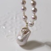 image:imageNONNYL Pearl Necklace for Women Gifts Genuine White Freshwater Cultured Pearls Pendant Necklaces Christmas Gifts for Mom Wife Her Anniversary Birthday Fine Jewelry NO25209