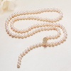 image:imageNONNYL Pearl Necklace for Women Gifts Genuine White Freshwater Cultured Pearls Pendant Necklaces Christmas Gifts for Mom Wife Her Anniversary Birthday Fine Jewelry NO1194
