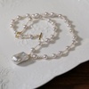 image:imageNONNYL Pearl Necklace for Women Gifts Genuine White Freshwater Cultured Pearls Pendant Necklaces Christmas Gifts for Mom Wife Her Anniversary Birthday Fine Jewelry NO25209