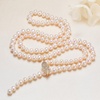 image:imageNONNYL Pearl Necklace for Women Gifts Genuine White Freshwater Cultured Pearls Pendant Necklaces Christmas Gifts for Mom Wife Her Anniversary Birthday Fine Jewelry NO1194