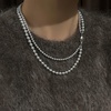 image:imageNONNYL Pearl Necklace for Women Gifts Genuine White Freshwater Cultured Pearls Pendant Necklaces Christmas Gifts for Mom Wife Her Anniversary Birthday Fine Jewelry NO1185