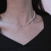 image:imageNONNYL Pearl Necklace for Women Gifts Sterling Silver Genuine White Freshwater Cultured Pearls Pendant Necklaces Christmas Gifts for Mom Wife Girlfriend Her Anniversary Birthday Fine Jewelry NO11350