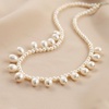 image:imageNONNYL Pearl Necklace for Women Gifts Sterling Silver Genuine White Freshwater Cultured Pearls Pendant Necklaces Christmas Gifts for Mom Wife Girlfriend Her Anniversary Birthday Fine Jewelry NO1200
