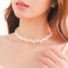 image:imageNONNYL Pearl Necklace for Women Gifts Sterling Silver Genuine White Freshwater Cultured Pearls Pendant Necklaces Christmas Gifts for Mom Wife Girlfriend Her Anniversary Birthday Fine Jewelry NO1174
