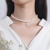 image:imageNONNYL Pearl Necklace for Women Gifts Sterling Silver Genuine White Freshwater Cultured Pearls Pendant Necklaces Christmas Gifts for Mom Wife Girlfriend Her Anniversary Birthday Fine Jewelry NO1148