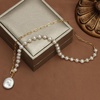 image:imageNONNYL Pearl Necklace for Women Gifts Sterling Silver Genuine White Freshwater Cultured Pearls Pendant Necklaces Christmas Gifts for Mom Wife Girlfriend Her Anniversary Birthday Fine Jewelry NO25149