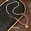 image:imageNONNYL Pearl Necklace for Women Gifts Sterling Silver Genuine White Freshwater Cultured Pearls Pendant Necklaces Christmas Gifts for Mom Wife Girlfriend Her Anniversary Birthday Fine Jewelry NO1144