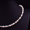 image:imageNONNYL Pearl Necklace for Women Gifts Sterling Silver Genuine White Freshwater Cultured Pearls Pendant Necklaces Christmas Gifts for Mom Wife Girlfriend Her Anniversary Birthday Fine Jewelry NO1159
