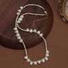 image:imageNONNYL Pearl Necklace for Women Gifts Sterling Silver Genuine White Freshwater Cultured Pearls Pendant Necklaces Christmas Gifts for Mom Wife Girlfriend Her Anniversary Birthday Fine Jewelry NO1161