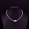 image:imageNONNYL Pearl Necklace for Women Gifts Sterling Silver Genuine White Freshwater Cultured Pearls Pendant Necklaces Christmas Gifts for Mom Wife Girlfriend Her Anniversary Birthday Fine Jewelry NO25171