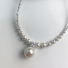 image:imageNONNYL Pearl Necklace for Women Gifts Sterling Silver Genuine White Freshwater Cultured Pearls Pendant Necklaces Christmas Gifts for Mom Wife Girlfriend Her Anniversary Birthday Fine Jewelry NO11346