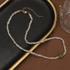 image:imageNONNYL Pearl Necklace for Women Gifts Sterling Silver Genuine White Freshwater Cultured Pearls Pendant Necklaces Christmas Gifts for Mom Wife Girlfriend Her Anniversary Birthday Fine Jewelry NO1152