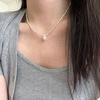image:imageNONNYL Pearl Necklace for Women Gifts Sterling Silver Genuine White Freshwater Cultured Pearls Pendant Necklaces Christmas Gifts for Mom Wife Girlfriend Her Anniversary Birthday Fine Jewelry NO11339