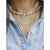 image:imageNONNYL Pearl Necklace for Women Gifts Sterling Silver Genuine White Freshwater Cultured Pearls Pendant Necklaces Christmas Gifts for Mom Wife Girlfriend Her Anniversary Birthday Fine Jewelry NO11344