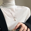 image:imageNONNYL Pearl Necklace for Women Gifts Sterling Silver Genuine White Freshwater Cultured Pearls Pendant Necklaces Christmas Gifts for Mom Wife Girlfriend Her Anniversary Birthday Fine Jewelry NO25157