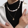 image:imageNONNYL Pearl Necklace for Women Gifts Sterling Silver Genuine White Freshwater Cultured Pearls Pendant Necklaces Christmas Gifts for Mom Wife Girlfriend Her Anniversary Birthday Fine Jewelry NO25168
