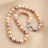 image:imageNONNYL Pearl Necklace for Women Gifts Sterling Silver Genuine White Freshwater Cultured Pearls Pendant Necklaces Christmas Gifts for Mom Wife Girlfriend Her Anniversary Birthday Fine Jewelry NO1203