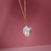 image:imageNONNYL Pearl Necklace for Women Gifts Sterling Silver Genuine White Freshwater Cultured Pearls Pendant Necklaces Christmas Gifts for Mom Wife Girlfriend Her Anniversary Birthday Fine Jewelry NO25178