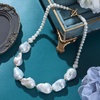 image:imageNONNYL Pearl Necklace for Women Gifts Sterling Silver Genuine White Freshwater Cultured Pearls Pendant Necklaces Christmas Gifts for Mom Wife Girlfriend Her Anniversary Birthday Fine Jewelry NO25207