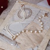 image:imageNONNYL Pearl Necklace for Women Gifts Sterling Silver Genuine White Freshwater Cultured Pearls Pendant Necklaces Christmas Gifts for Mom Wife Girlfriend Her Anniversary Birthday Fine Jewelry NO1177