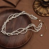image:imageNONNYL Pearl Necklace for Women Gifts Sterling Silver Genuine White Freshwater Cultured Pearls Pendant Necklaces Christmas Gifts for Mom Wife Girlfriend Her Anniversary Birthday Fine Jewelry NO1191