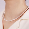 image:imageNONNYL Pearl Necklace for Women Gifts Sterling Silver Genuine White Freshwater Cultured Pearls Pendant Necklaces Christmas Gifts for Mom Wife Girlfriend Her Anniversary Birthday Fine Jewelry NO1197