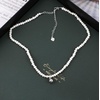 image:imageNONNYL Pearl Necklace for Women Gifts Sterling Silver Genuine White Freshwater Cultured Pearls Pendant Necklaces Christmas Gifts for Mom Wife Girlfriend Her Anniversary Birthday Fine Jewelry NO11349