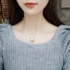 image:imageNONNYL Pearl Necklace for Women Gifts Sterling Silver Genuine White Freshwater Cultured Pearls Pendant Necklaces Christmas Gifts for Mom Wife Girlfriend Her Anniversary Birthday Fine Jewelry NO25167