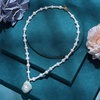 image:imageNONNYL Pearl Necklace for Women Gifts Sterling Silver Genuine White Freshwater Cultured Pearls Pendant Necklaces Christmas Gifts for Mom Wife Girlfriend Her Anniversary Birthday Fine Jewelry NO25180