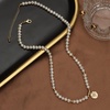 image:imageNONNYL Pearl Necklace for Women Gifts Sterling Silver Genuine White Freshwater Cultured Pearls Pendant Necklaces Christmas Gifts for Mom Wife Girlfriend Her Anniversary Birthday Fine Jewelry NO1160