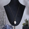 image:imageNONNYL Pearl Necklace for Women Gifts Sterling Silver Genuine White Freshwater Cultured Pearls Pendant Necklaces Christmas Gifts for Mom Wife Girlfriend Her Anniversary Birthday Fine Jewelry NO25156