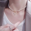 image:imageNONNYL Pearl Necklace for Women Gifts Sterling Silver Genuine White Freshwater Cultured Pearls Pendant Necklaces Christmas Gifts for Mom Wife Girlfriend Her Anniversary Birthday Fine Jewelry NO1156