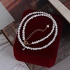 image:imageNONNYL Pearl Necklace for Women Gifts Sterling Silver Genuine White Freshwater Cultured Pearls Pendant Necklaces Christmas Gifts for Mom Wife Girlfriend Her Anniversary Birthday Fine Jewelry NO1158