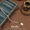 image:imageNONNYL Pearl Necklace for Women Gifts Sterling Silver Genuine White Freshwater Cultured Pearls Pendant Necklaces Christmas Gifts for Mom Wife Girlfriend Her Anniversary Birthday Fine Jewelry NO25150