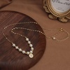 image:imageNONNYL Pearl Necklace for Women Gifts Sterling Silver Genuine White Freshwater Cultured Pearls Pendant Necklaces Christmas Gifts for Mom Wife Girlfriend Her Anniversary Birthday Fine Jewelry NO1141