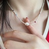 image:imageNONNYL Pearl Necklace for Women Gifts Sterling Silver Genuine White Freshwater Cultured Pearls Pendant Necklaces Christmas Gifts for Mom Wife Girlfriend Her Anniversary Birthday Fine Jewelry NO135