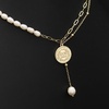 image:imageNONNYL Pearl Necklace for Women Gifts Sterling Silver Genuine White Freshwater Cultured Pearls Pendant Necklaces Christmas Gifts for Mom Wife Girlfriend Her Anniversary Birthday Fine Jewelry NO11323