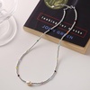 image:imageNONNYL Pearl Necklace for Women Gifts Sterling Silver Genuine White Freshwater Cultured Pearls Pendant Necklaces Christmas Gifts for Mom Wife Girlfriend Her Anniversary Birthday Fine Jewelry NO135
