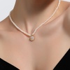 image:imageNONNYL Pearl Necklace for Women Gifts Sterling Silver Genuine White Freshwater Cultured Pearls Pendant Necklaces Christmas Gifts for Mom Wife Girlfriend Her Anniversary Birthday Fine Jewelry NO1145