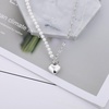 image:imageNONNYL Pearl Necklace for Women Gifts Sterling Silver Genuine White Freshwater Cultured Pearls Pendant Necklaces Christmas Gifts for Mom Wife Girlfriend Her Anniversary Birthday Fine Jewelry NO11359