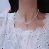 image:imageNONNYL Pearl Necklace for Women Gifts Sterling Silver Genuine White Freshwater Cultured Pearls Pendant Necklaces Christmas Gifts for Mom Wife Girlfriend Her Anniversary Birthday Fine Jewelry NO11349